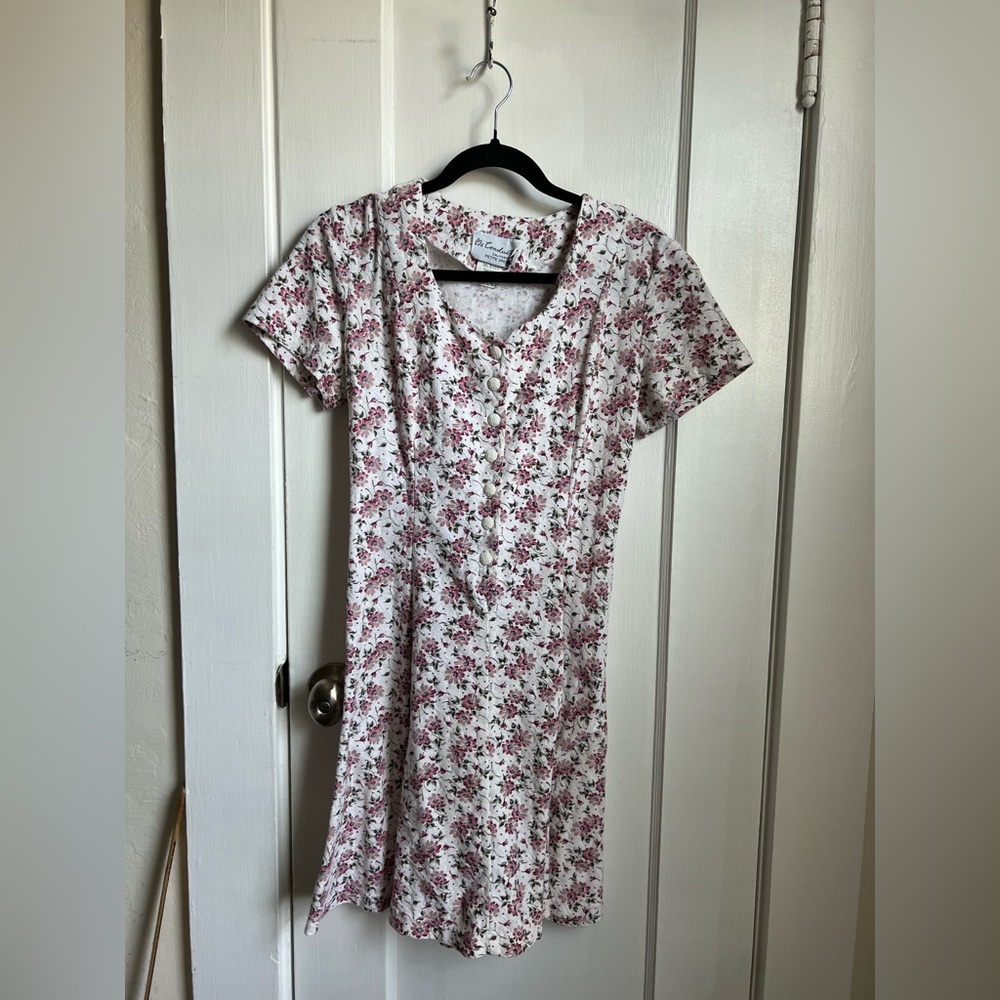 Vintage 80s/90s Ms. Conduct Floral Dress